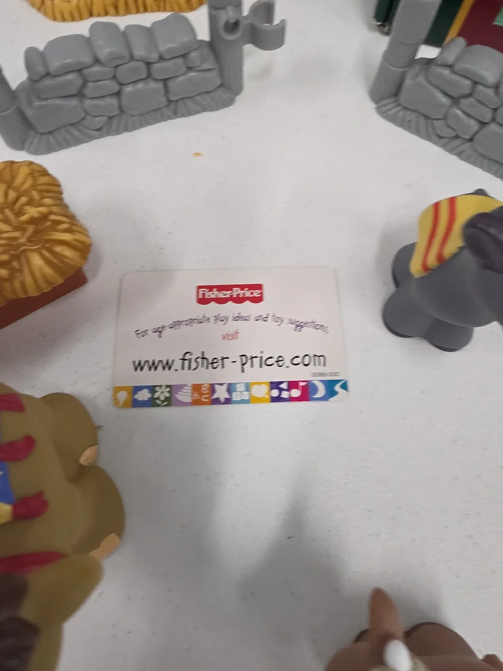Fisher-Price Little People Christmas Story Nativity J2404 Works Incomplete